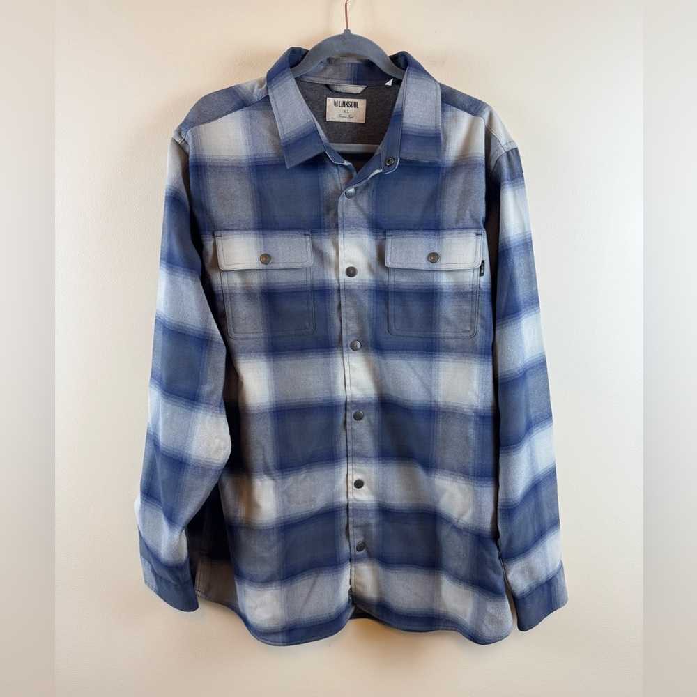 LinkSoul Jersey Lined Fleece Shacket